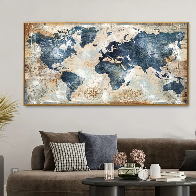 1pc cartaz de lona arte do vin - Star Map Poster avaliação e preço