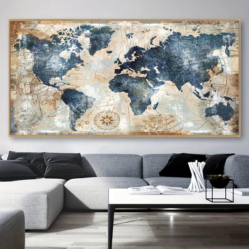 1pc cartaz de lona arte do vin - Star Map Poster avaliação e preço