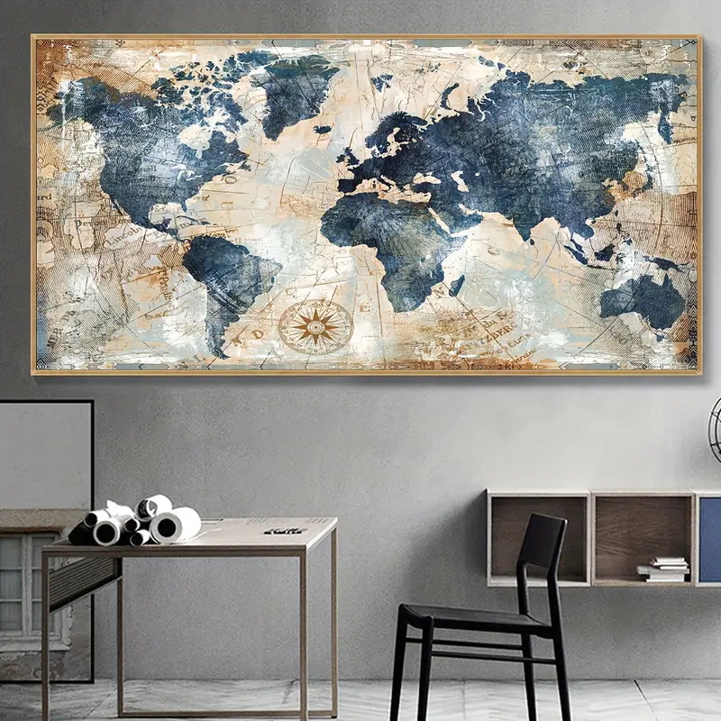 1pc cartaz de lona arte do vin - Star Map Poster avaliação e preço