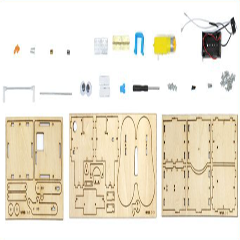Robô de Madeira Montável DIY q - Science Project Kit avaliação e preço