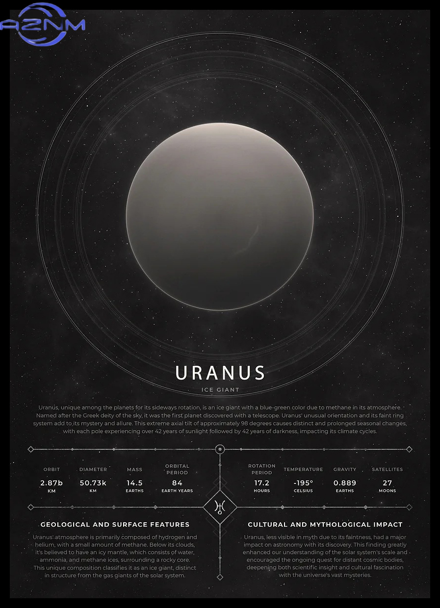 AZNM Pôster Espacial Estético  - Star Map Poster avaliação e preço