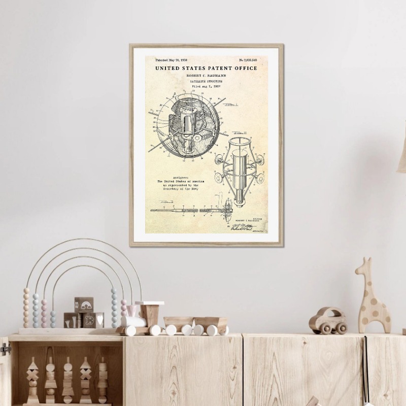 Vintage disco voador ufo plana - Star Map Poster avaliação e preço